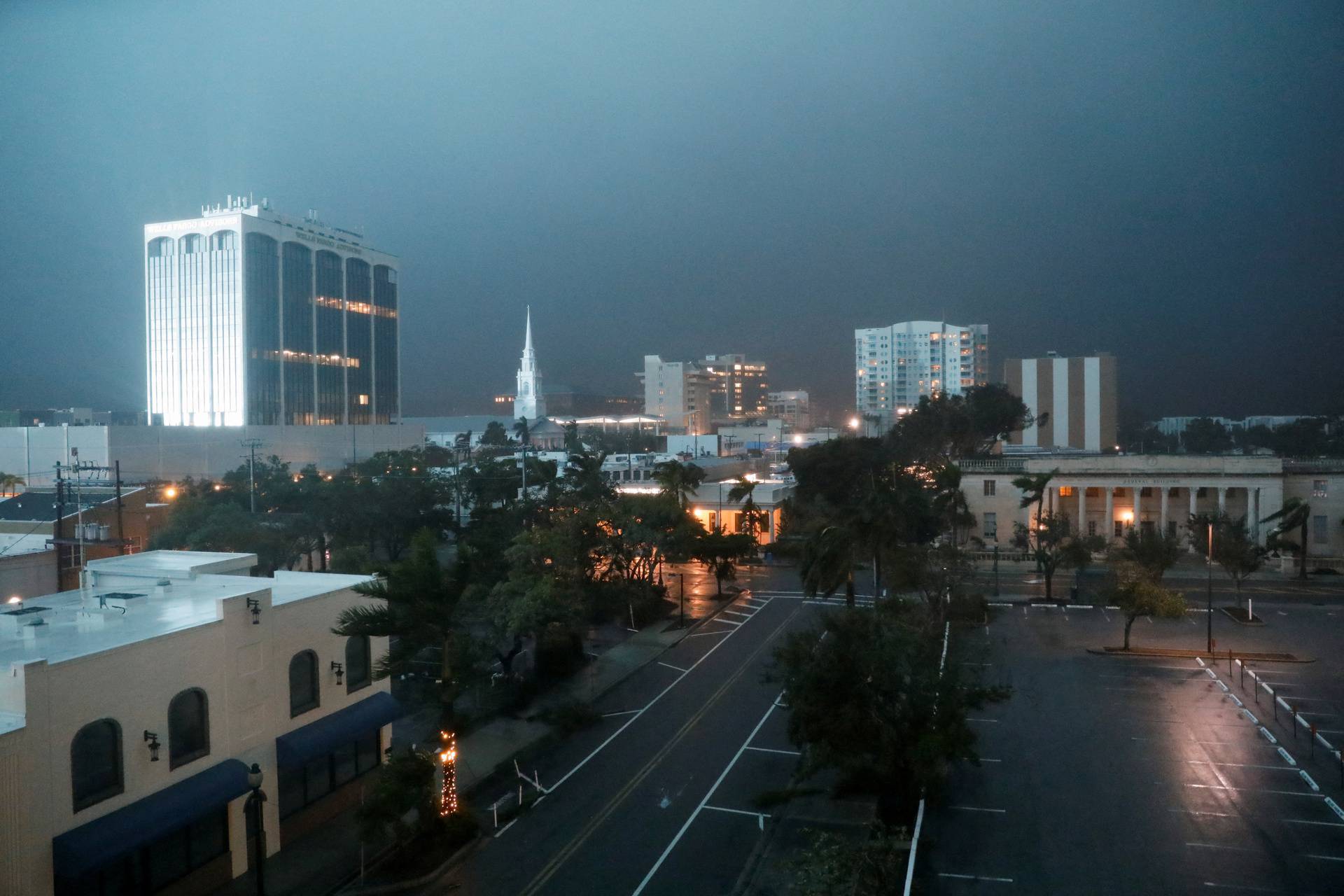 Hurricane Milton approaches, in Florida