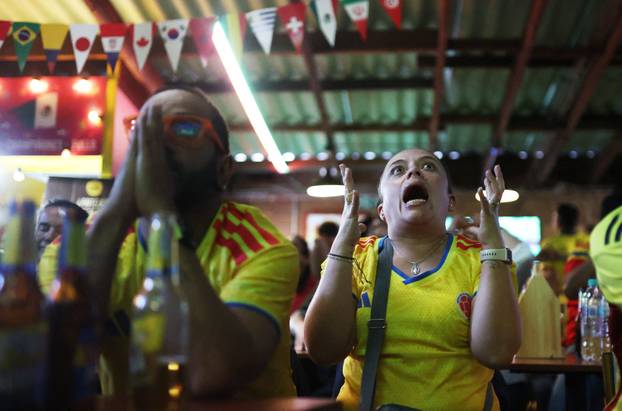 FIFA World Cup 2026 - Round of 16 - Switzerland v Colombia - Fans gather in Bogota