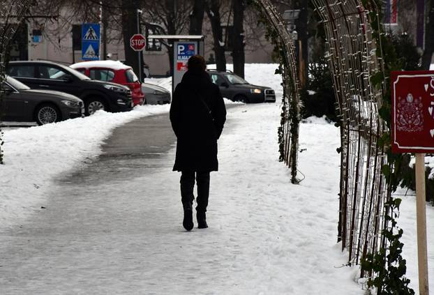 Zaleđene prometnice i javne površine Slavonskog Broda otežavaju kretanje građana