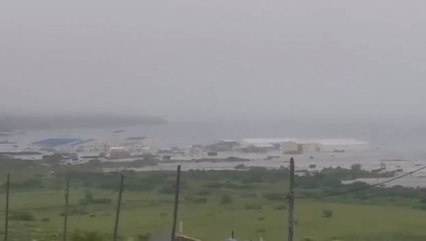 Aftermath of an earthquake in Russia