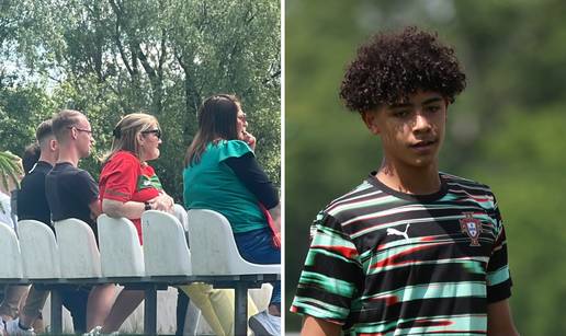 VIDEO Sunce bakino: Ronaldov sin debitirao je u Međimurju. Baka Dolores navijala s tribine