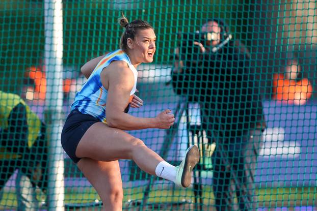 Zagreb: 75. Hanžekovićev memorijal na Mladosti, bacanje diska, žene