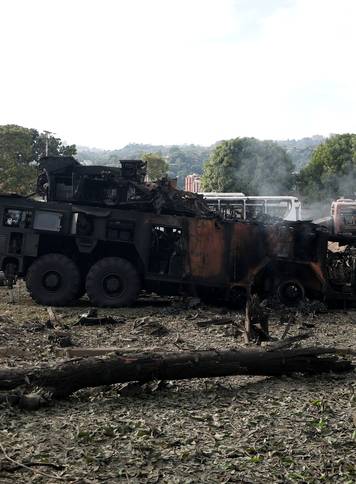 U.S. strikes Venezuelan capital