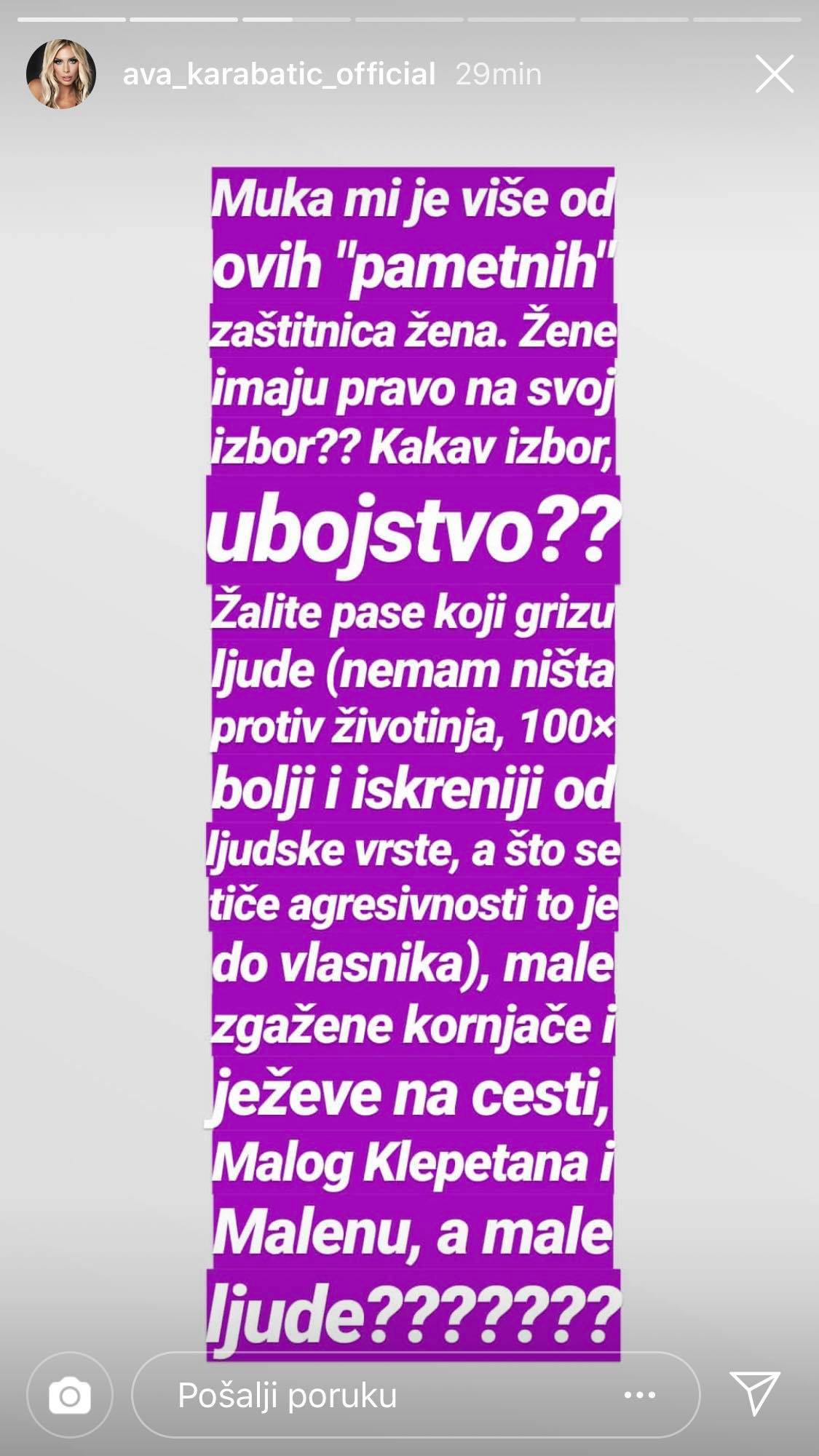 'Ima li uopće razlike ubiti bebu u trbuhu i 15-godišnje dijete?'