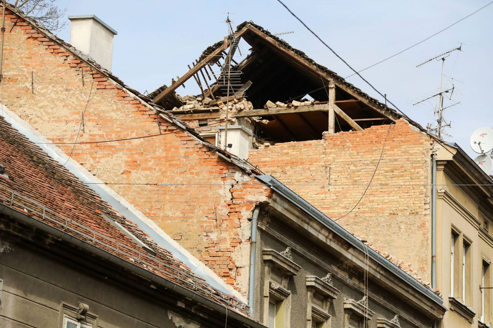 Čišćenje Zagreba nakon potresa