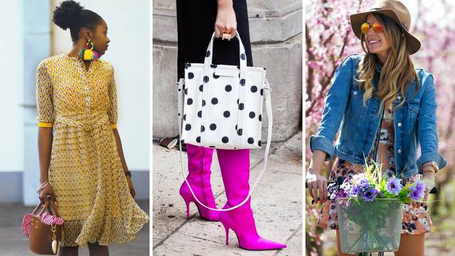 Vrijeme je za ženstvenost: 20 ideja za proljetne kombinacije odjeće, obuće, nakita, frizure...
