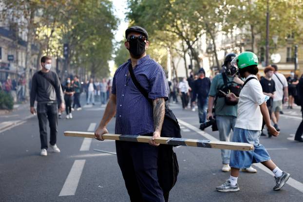 Nationwide strike and anti-government protests called by French unions in France