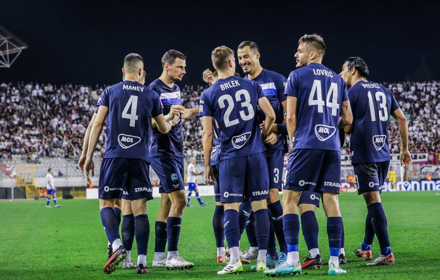 Split: Utakmica HNK Hajduk i NK Osijek u 12. kolu Prve HNL