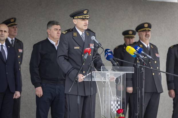 Požega: Predsjednik Milanović na svečanoj prisezi  41. naraštaja ročnih vojnika 
