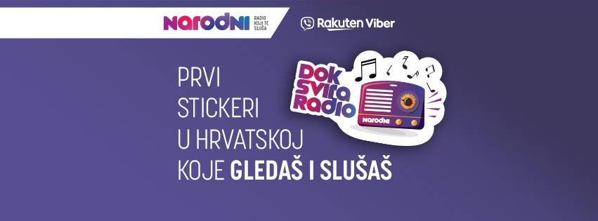 Prvi u Hrvatskoj: Gledaj  i slušaj Viber stickere Narodnog