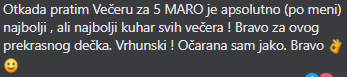 Gledatelji se slažu da je Maro zaslužio pobjedu, ali zamjeraju Ratki: 'Nisam to očekivala...'