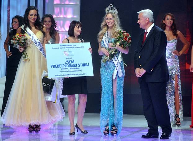 ARHIVA - 2011. Zagreb: Natalija Prica, hrvatska Miss Universe 2011.