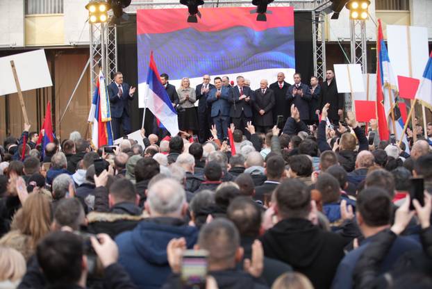 Banja Luka: Skup podrške Miloradu Dodiku nakon izricanja presude