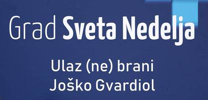 Na ulazu u Svetu Nedelju postavljena tabla u čast Jošku Gvardiolu