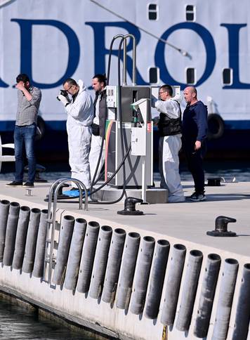 Zadar: Policijski očevid u Gaženici gdje je došlo do pucnjave