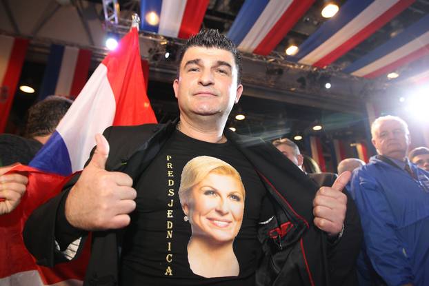 ARHIVA - Prije to?no 10 godina Kolinda Grabar-Kitarovi? pobijedila je u drugom krugu predsjedni?kih izbora