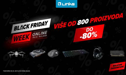 Najpoznatiji Black Friday u Hrvatskoj ove godine postaje Black Friday Week @links.hr