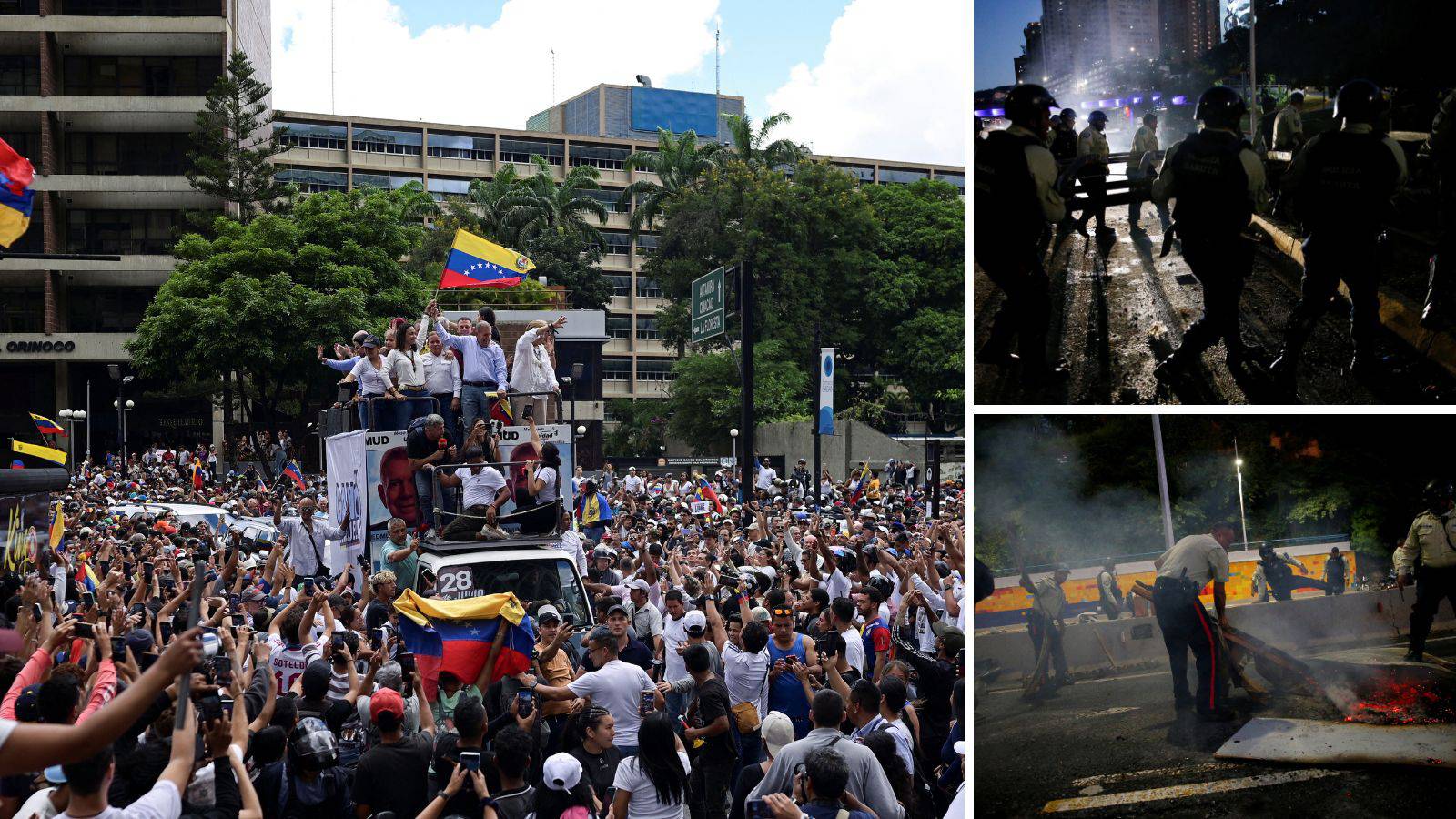 Situacija van kontrole, tisuće ljudi na ulicama Venezuele, vojska ispalila gumene metke