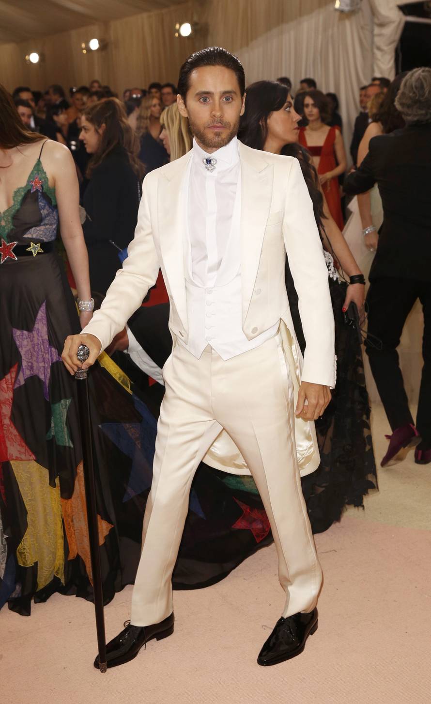 Actor Jared Leto arrives at the Met Gala in New York