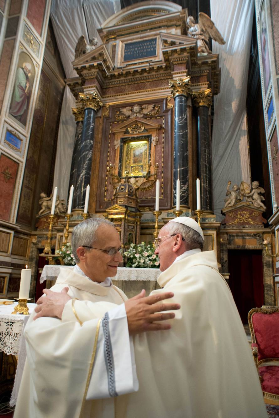 Pope Francis visits Augustinian order