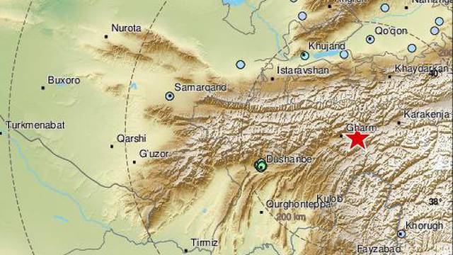 Potres magnitude 5,9 pogodio Tadžikistan, petero poginulih