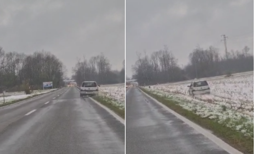 Vrludala cestom, sletjela s nje pa se nastavila voziti: Policija joj izmjerila 1,7 promila u krvi