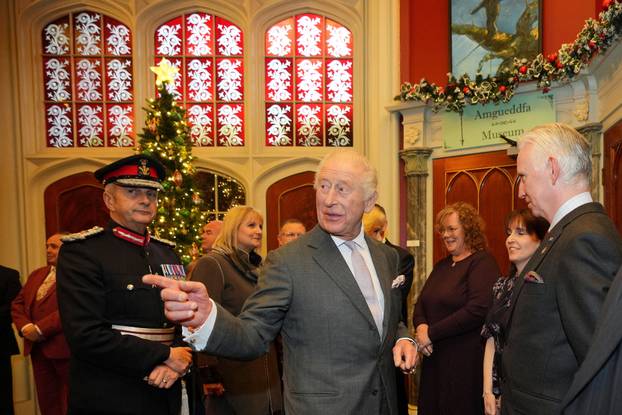 Britain's King Charles visits Wales