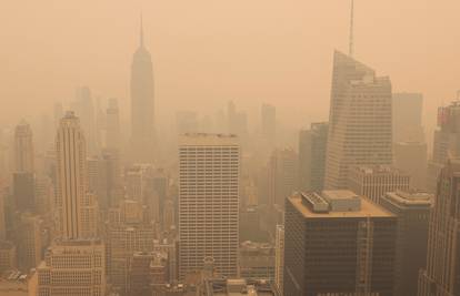Dim kanadskih šumskih požara uzrokovao lošu kvalitetu zraka za gotovo trećinu Amerikanaca