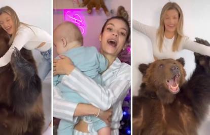 Ruska influencerica dovela u stan medvjeda od 190 kg: Samo sam ga htjela pokazati sinu!