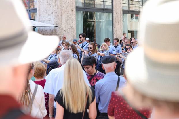 Proslava Dana grada Zagreba, glazbena kontrola Zagrebačkog orkestra ZET-a.