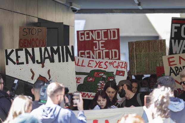 Zagreb: Prosvjed studenata zbog posjeta Idda Netanyahua