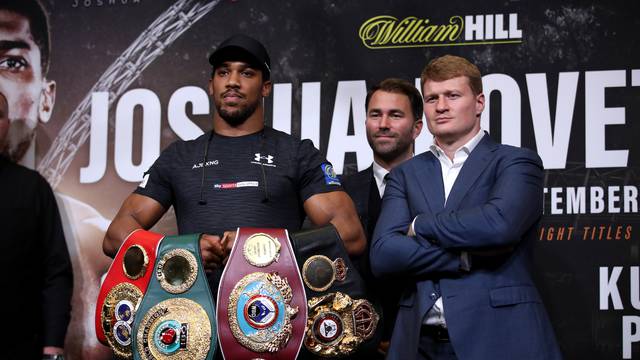 Anthony Joshua v Alexander Povetkin Press Conference - Wembley Stadium