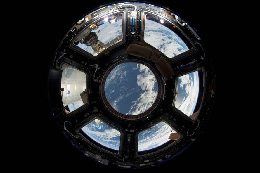 FILE PHOTO: NASA photo of view of Earth from International Space Station