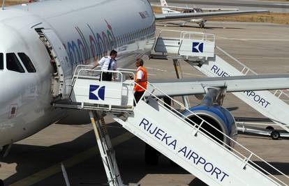 Zbog olujne bure otkazani su letovi s riječkog aerodroma