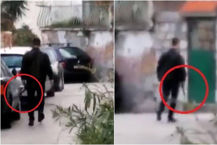 Muškarac s puškom šeće Splitom: Policija sumnja da je to ubojica