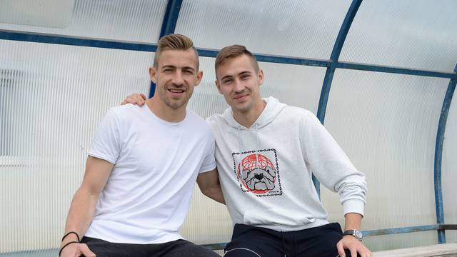 Nedeljanec: Hrvatski nogometni reprezentativci Marko Rog i Dario Melnjak