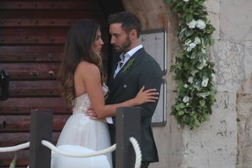 Vjen&ccaron;anje Ciare Janson i Mansa Zelmerlowa na otoku Visu