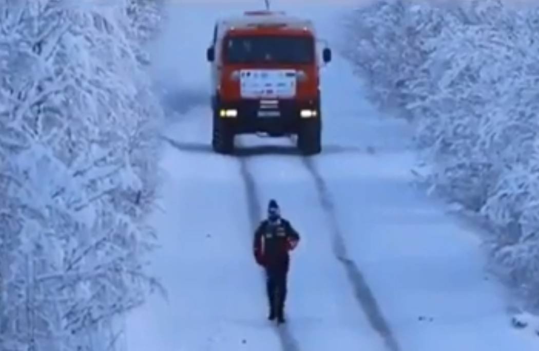 Čelična volja: Istrčao skoro pa cijeli maraton na -52 stupnja!