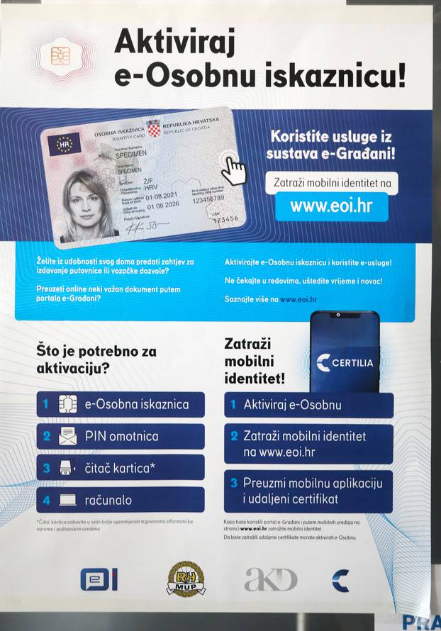 U Policijskoj postaji Velika Gorica predstavljen je projekt digitalne osobne iskaznice