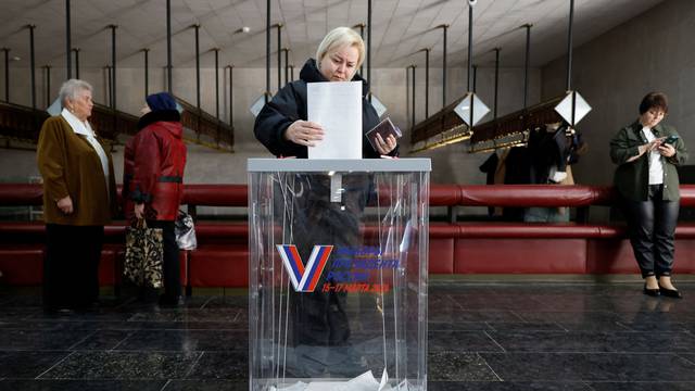 Vote in Russia's presidential election in Moscow Region