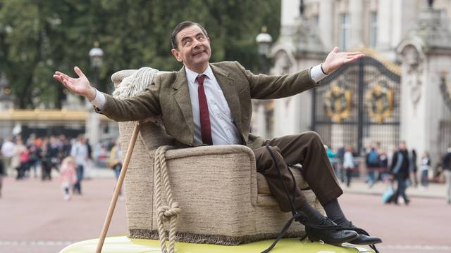 Mr Bean at Buckingham Palace