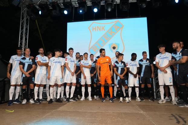 Rijeka: Predstavljanje novih dresova nogometaša Rijeke