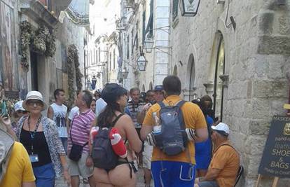 Gologuza turistica u tangama je jako razljutila Dubrovčane