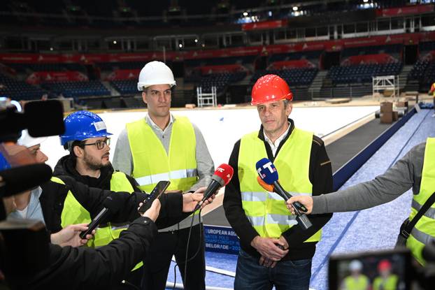 Beograd: Počelo punjenje bazena u Areni gdje će se održati 37. Europsko vaterpolo prvenstvo za muškarce 2026.