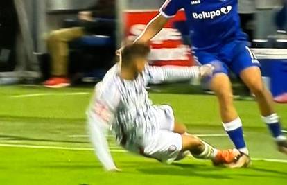 Ovo je start Hajdukovog igrača koji je već imao žuti. Komisija nije ni spomenula tu situaciju