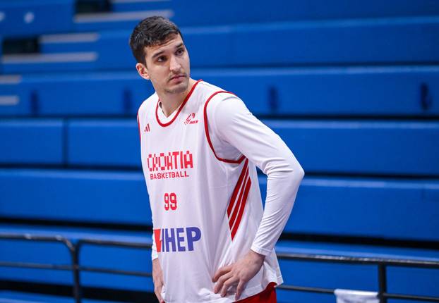 Zagreb: Trening i okupljanje Hrvatske košarkaške reprezentacije