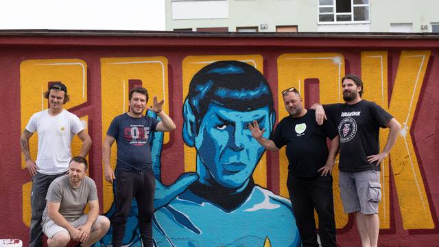 Spock se vratio! Omiljeni mural ponovno krasi zagrebačku Trešnjevku, građani oduševljeni