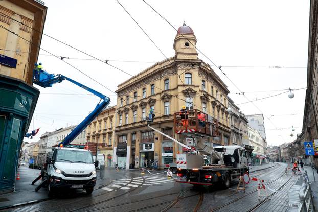 Zagreb: Pripremanje terena za sanaciju ili rušenje kule na križanju Frankopanske i Ilice