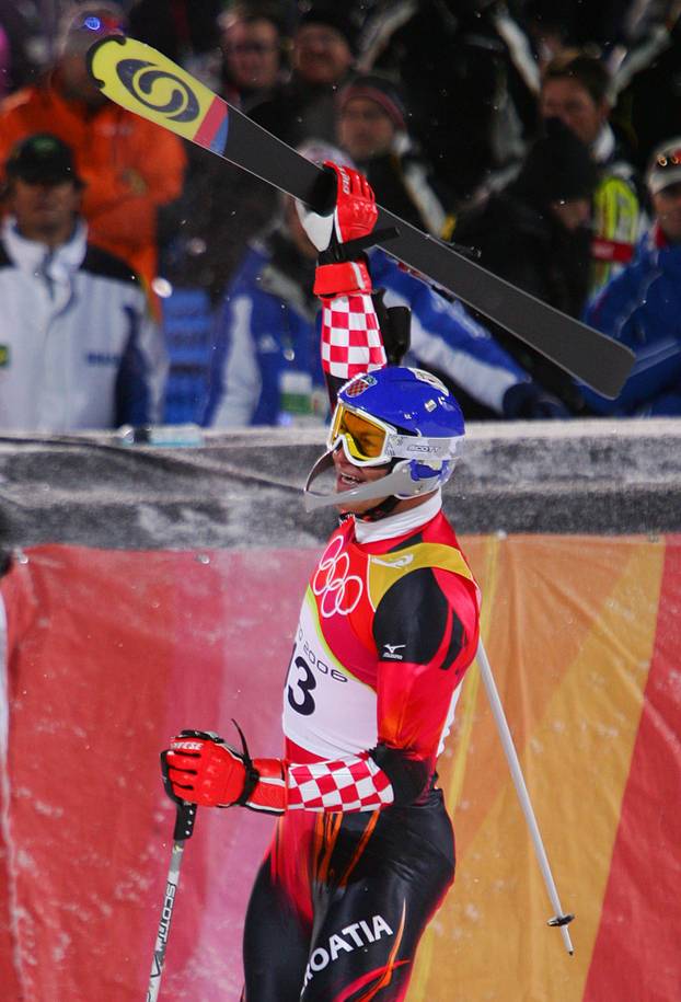 Torino: 13.02.2006., Ivica Kosteli? osvojio srebrnu medalju na ZOI