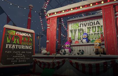 Bez straha od ozeblina: Nvidia VR Funhouse ima i snježni mod